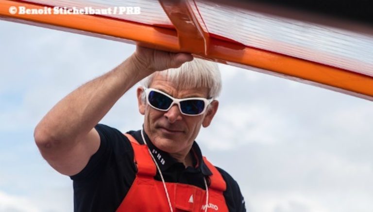 Vincent Riou prépare le Vendée Globe de Sébastien Simon, une des plus grandes course au large.