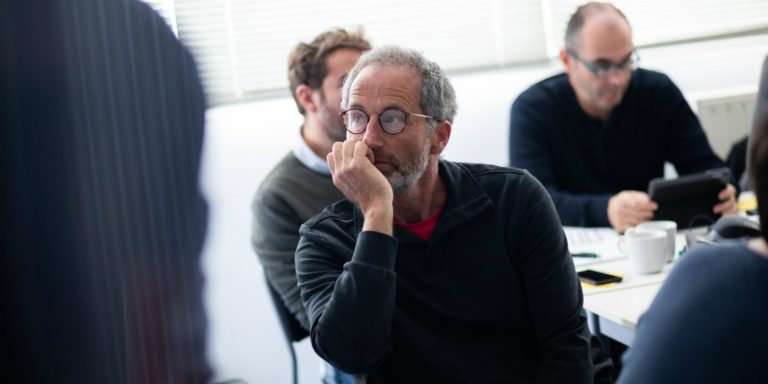 Michel Desjoyeaux a participé à la conception et à la construction de l'Imoca Corum L'Epargne