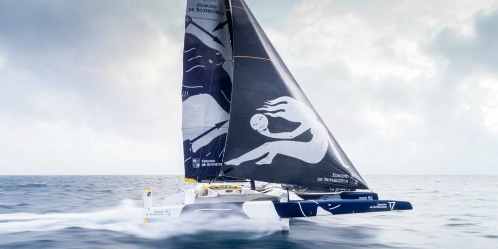 Le Maxi Edmond de Rotcshild se lance sur le Trophée Jules Verne