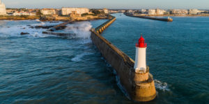 Le chenal des Sables d'Olonne prêt pour l'arrivée des premiers marins du Vendée Globe