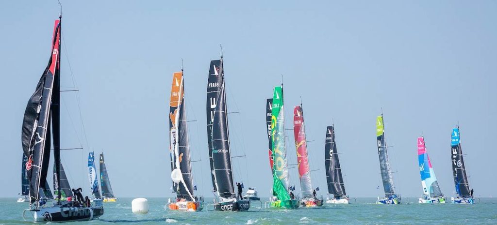 La flotte de FIgaro 3 sur la Sardinha Cup 2019