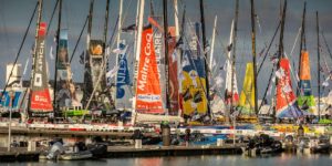 Le ponton du Vendée Globe aux Sables d'Olonne