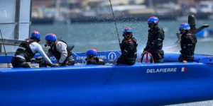 Le F50 français en action sur le circuit SailGP