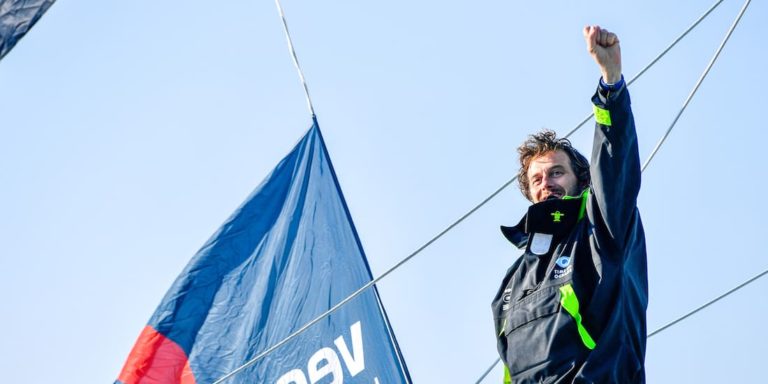 Le skipper Stéphane Le Diraison Vendée Globe