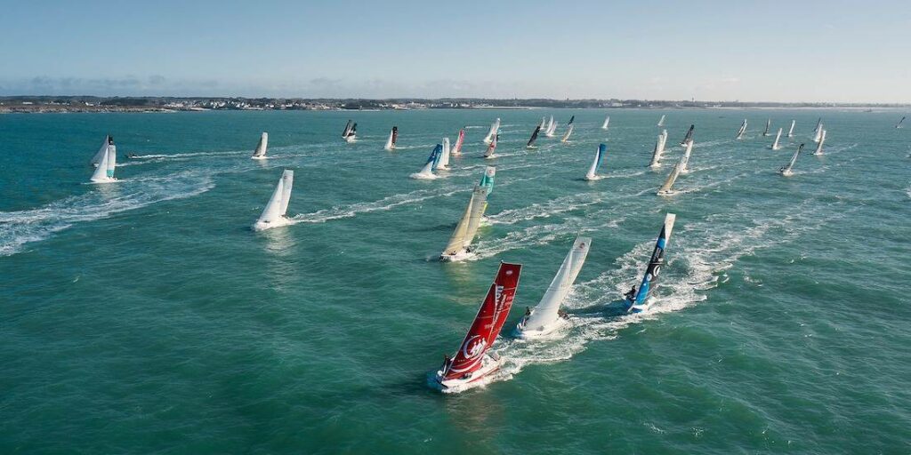 Mini 6,50 en course à Lorient