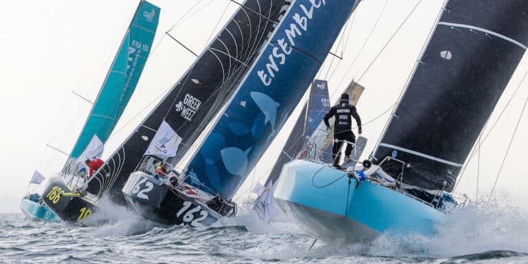 Jean-Marie Liot sur la Normandy Channel Race 2022