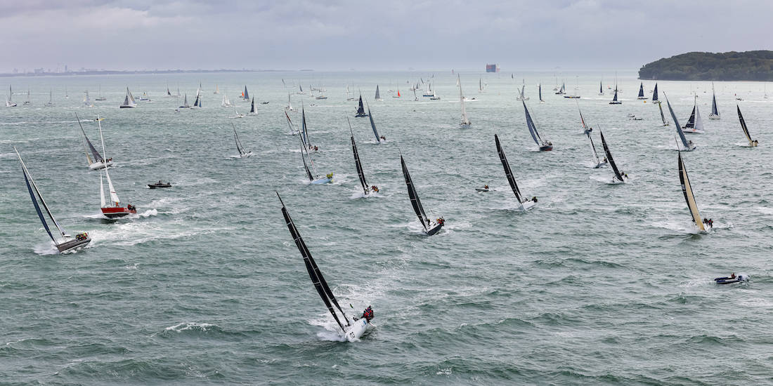 Flotte de bateau à Cowes