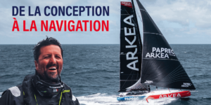 Yoann Richomme, skipper de l'Imoca Paprec Arkéa