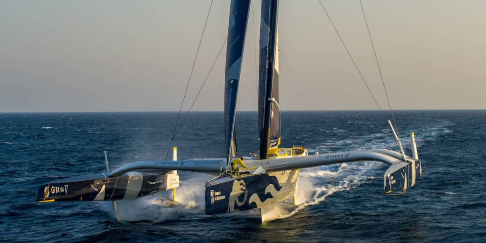 Le trimaran Ultim de Franck Cammas et Charles Caudrelier