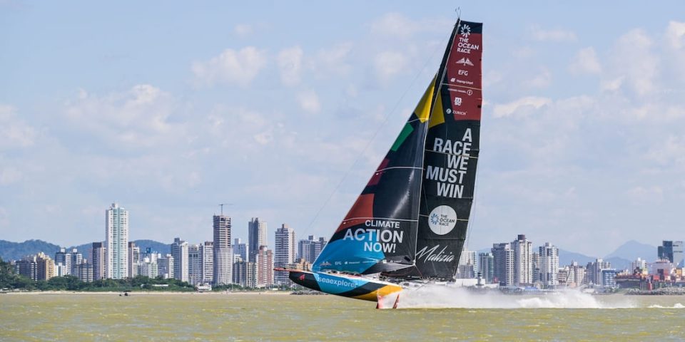 L'Imoca Team Malizia sur The Ocean Race