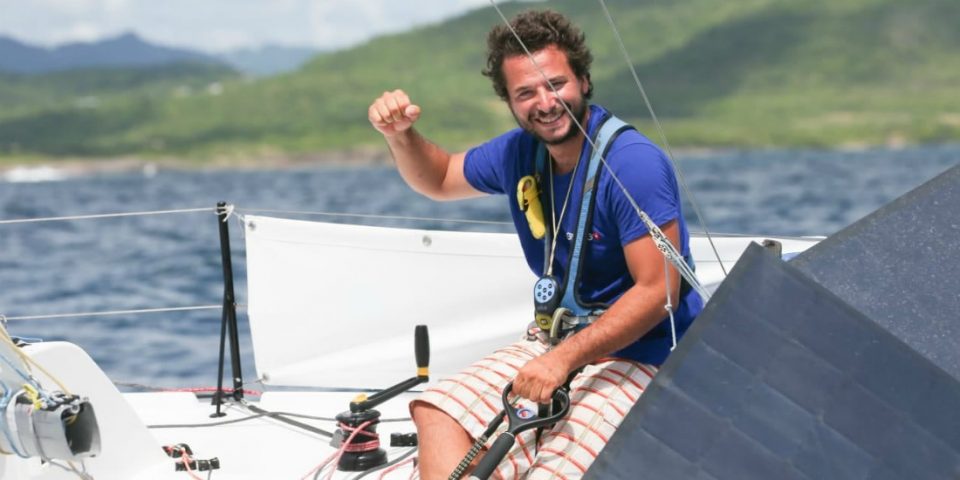 Ambrogio Beccaria, vainqueur de la Mini-Transat 2019 en série