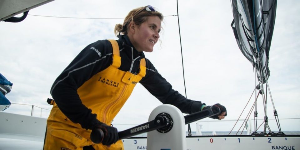 Clarisse Crémer sur son Imoca