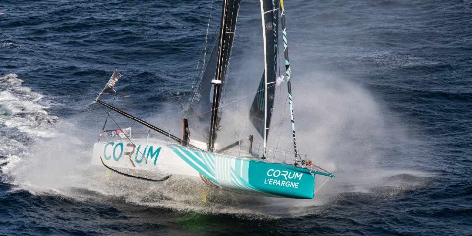 L'Imoca Corum L'Epargne de Nicolas Troussel