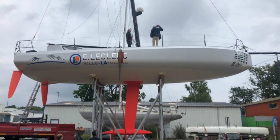 Olivier Magré a mis à l'eau son nouveau Class40 début juin