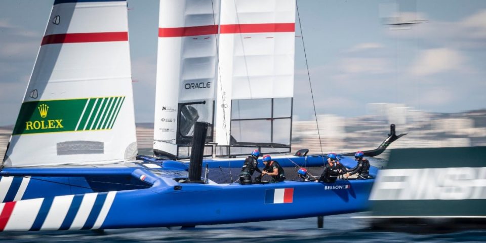 L'équipe française de SailGP en action