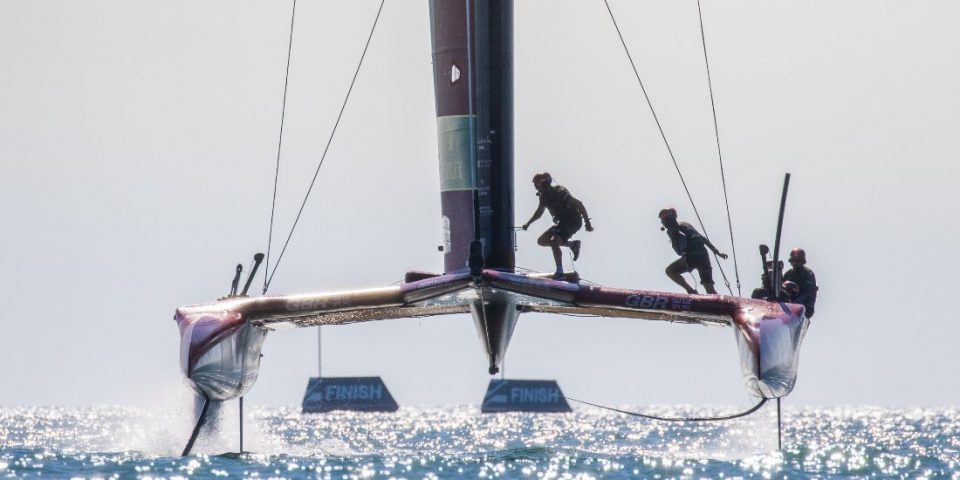 Le F50 de l'équipe anglaise de SailGP