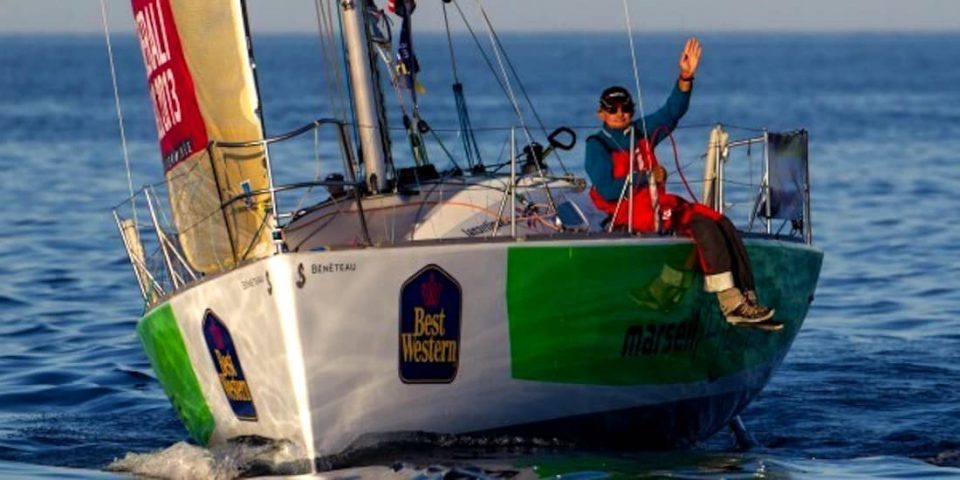 Jean Paul Mouren a couru sur la Solitaire du Figaro en course au large