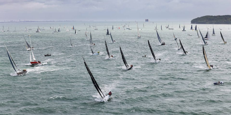 Flotte de bateau à Cowes