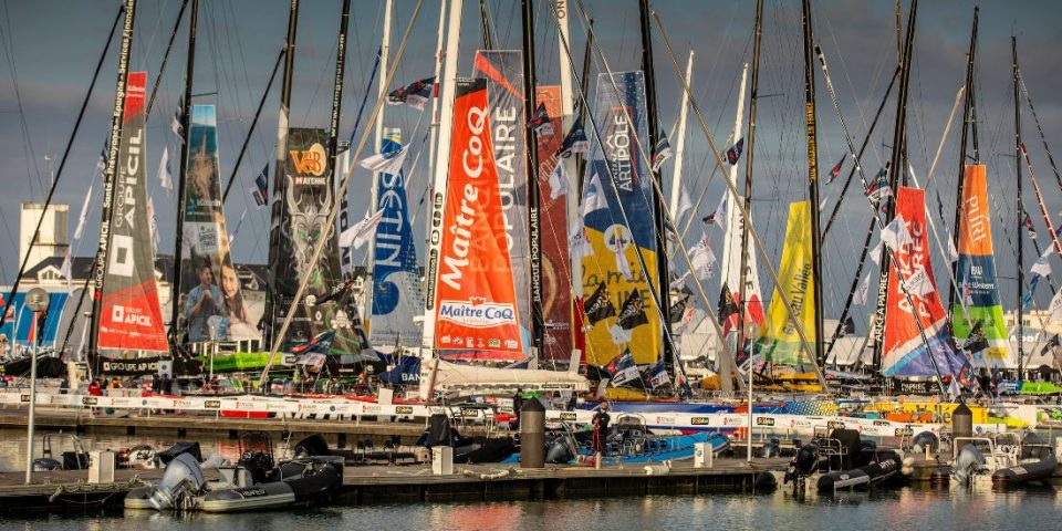 Le ponton du Vendée Globe aux Sables d'Olonne