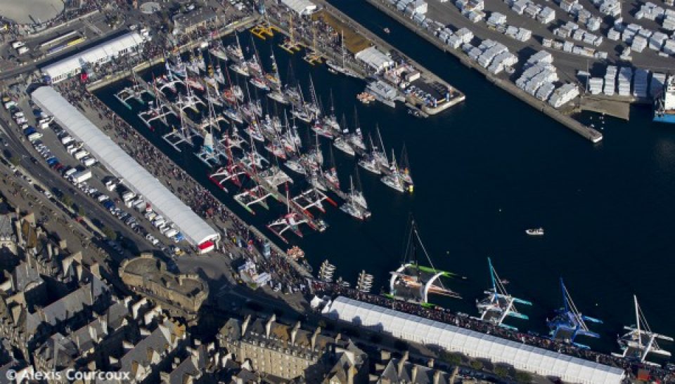 Le village de la Route du Rhum-Destination Guadeloupe 2014 - Saint Malo le 28/10/2014